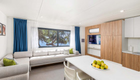 Deluxe camping villa sea view