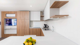 Deluxe camping villa sea view