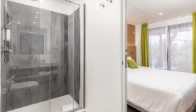 Deluxe camping villa sea view