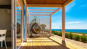 Arena Grand Kažela Camping Homes_Camping Home Next first row to the sea