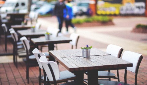 Restaurants en winkels